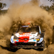Toyota's Sébastien Ogier and his co-driver Julien Ingrassia in action.